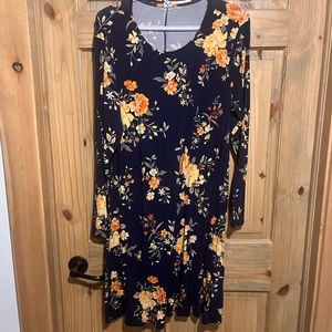 Old Navy long sleeve floral dress
